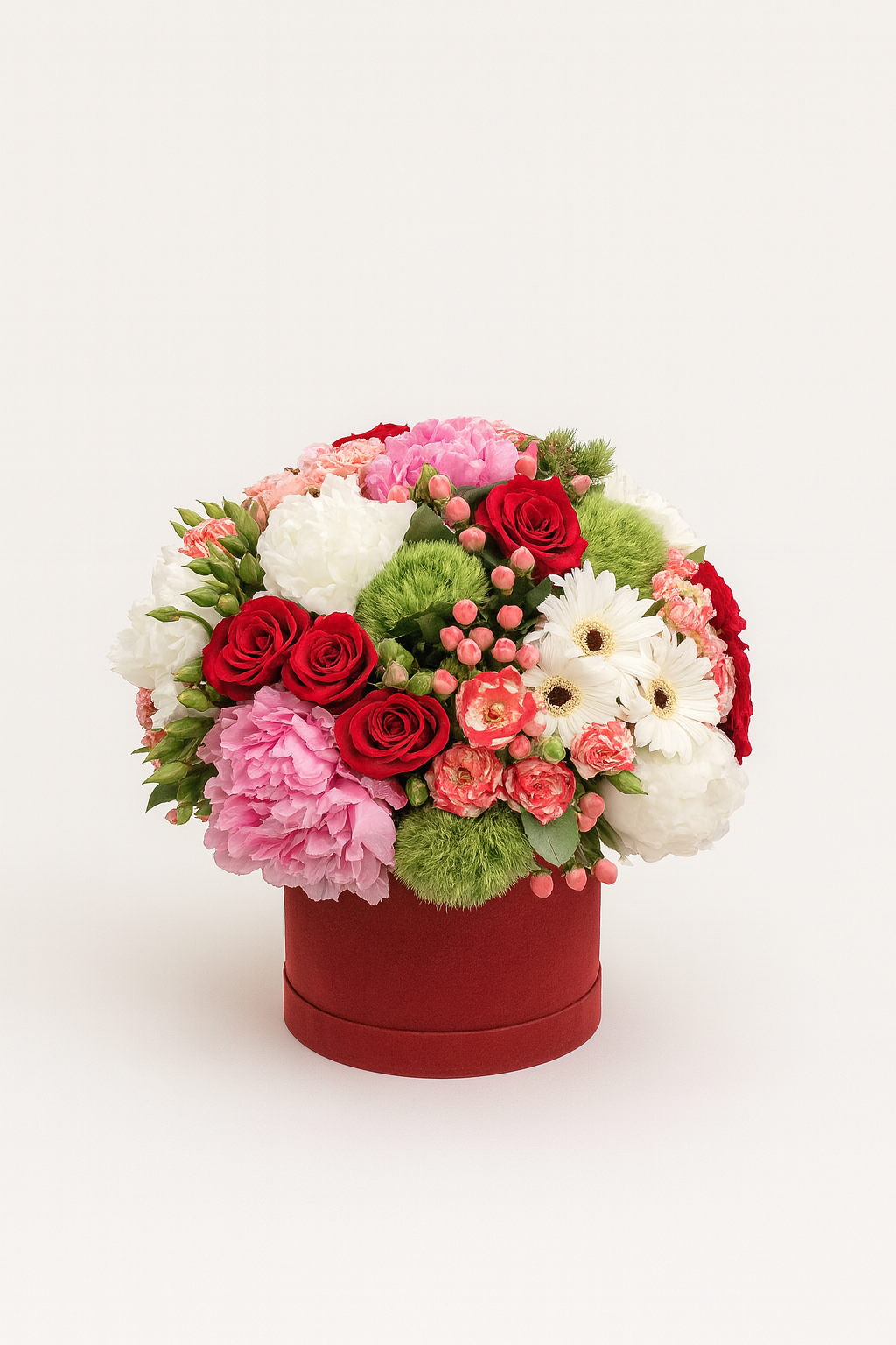 kirmizi-ve-pembe-cicek-kutusu | Antalya Çiçek Siparişi